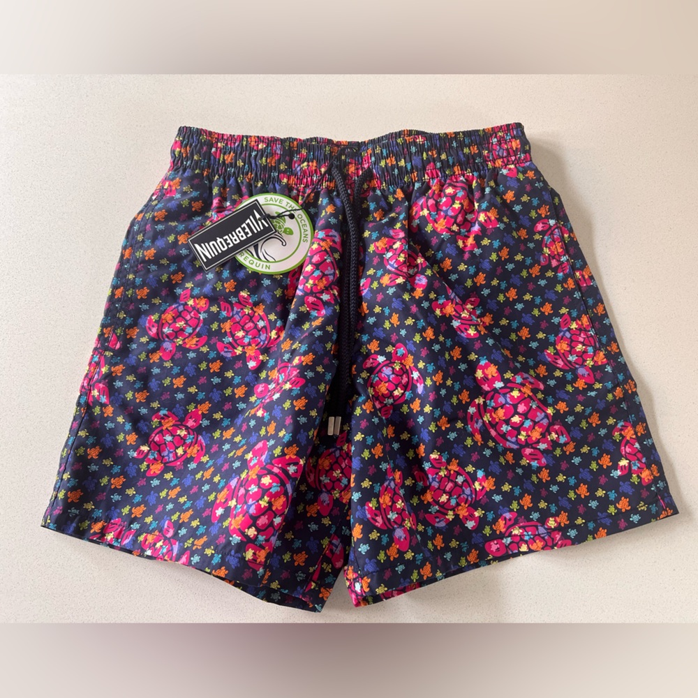 Vilebrequin - Men Swim Trunks Micro Macro Ronde Des Tortues